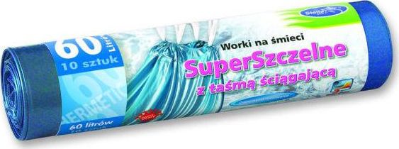 Stella Pack STELLA PACK Super těsné pytle na odpadky s páskou 60 l, 10 kusů v roli