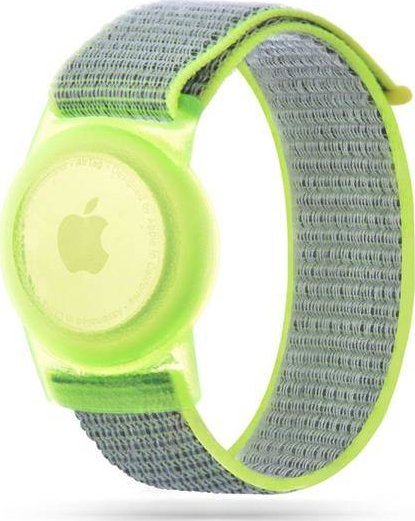 Tech-Protect TECH-PROTECT NYLON PRO DĚTI APPLE AIRTAG LIME