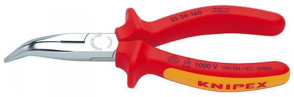 Knipex 2526160 Kliešte s polguľatým čeľusťami