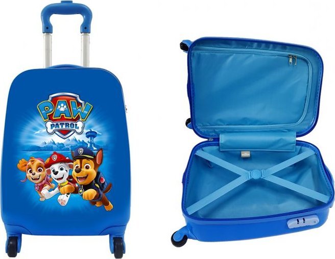 Paw Patrol - modrý veľký Kufor na vozík