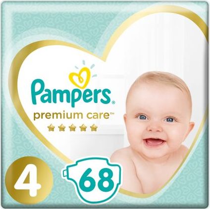 Plienky Pampers Premium Care 4, 9-14 kg, 68 ks.