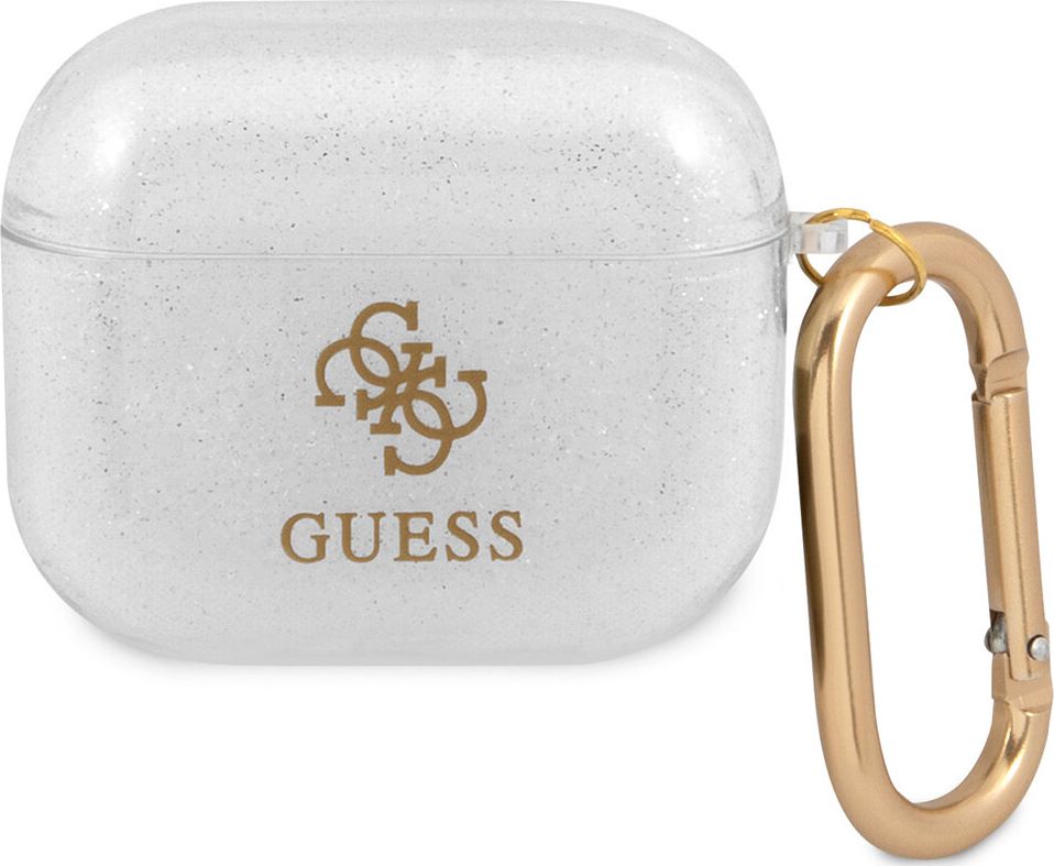 Hádejte ochranný případ Gua3UCG4GT Sběr třpytů pro AirPods 3 White
