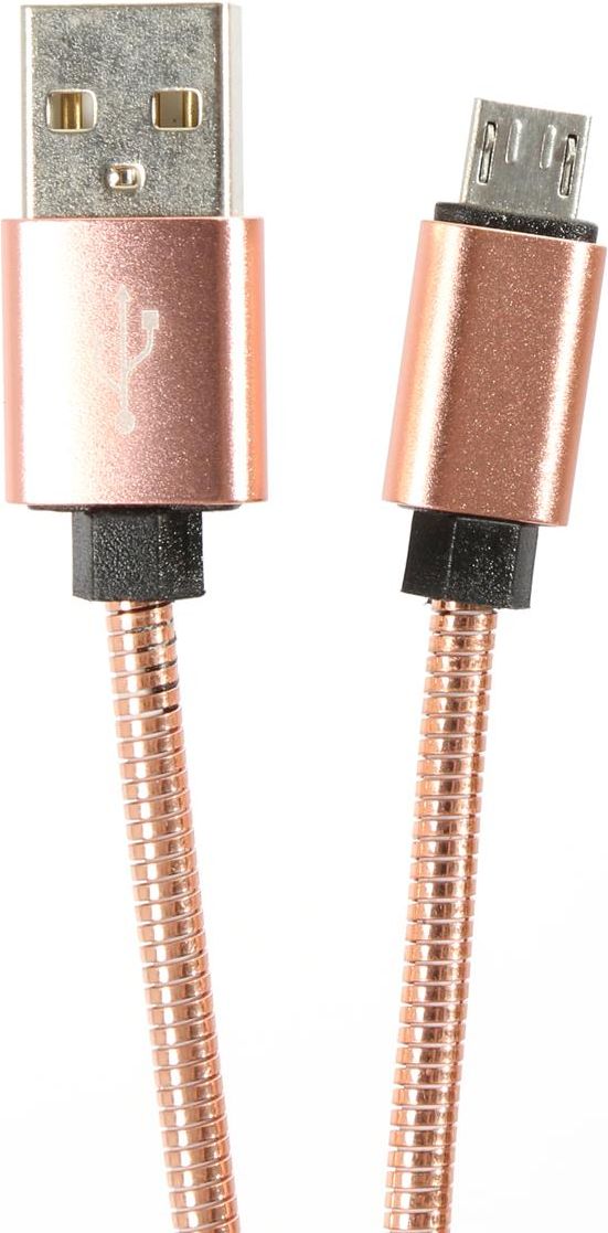 Omega kovový kabel MICRO-USB na USB 1,8A 1M USB kabel