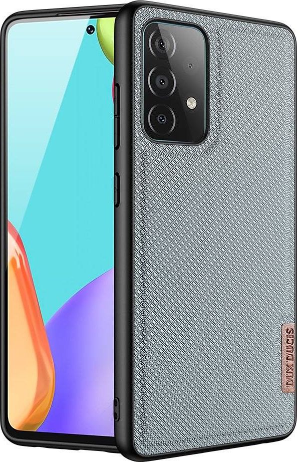 Dux Dacia Ducia Fino Case Cover pokrytý nylonový materiál Samsung Galaxy A72 4G Blue