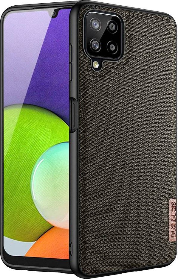 Dux Dacia Ducia Fino Case Cover pokrytý nylonový materiál Samsung Galaxy A22 4G Green