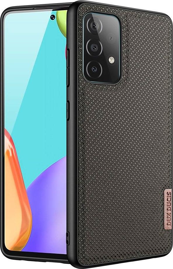 Dux Dacia Ducia Fino Case Cover pokrytý nylonový materiál Samsung Galaxy A72 4G Green