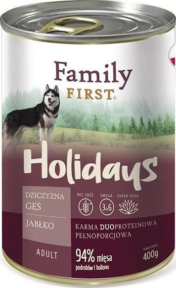 FAMILY FIRST Adult Lamb with brambory - Wet dog food - 400 g