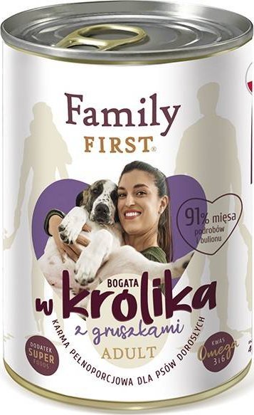FAMILY FIRST Adult Beef with mrkva - Wet dog food - 200 g