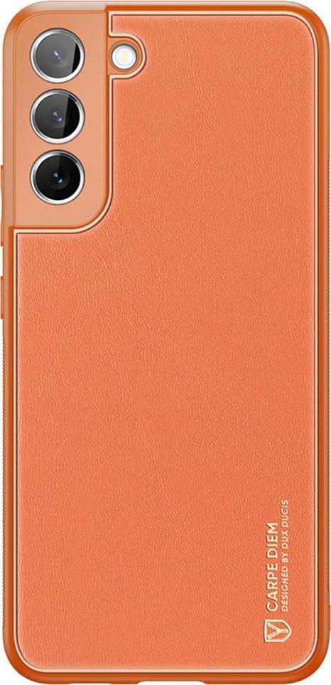 Dux Dacis Ducice Yolo Elegantní pouzdro s Samsung Galaxy S22+ Ekologická kůže (S22 Plus) Orange