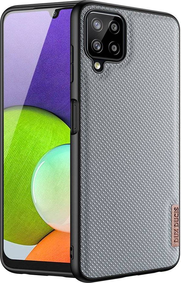 Dux Dacia Ducia Fino Case Cover pokrytý nylonový materiál Samsung Galaxy A22 4G Blue