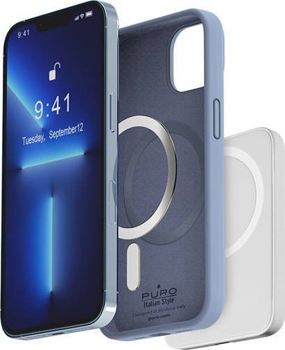 Puzdro Puro PURO ICON MAG MagSafe Apple iPhone 14 Plus (Sierra Blue)