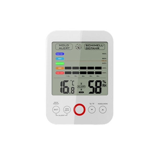 Terdens meteostanice Vnitřní termo-vlhkoměr s alarmem a historií měření (3564)
