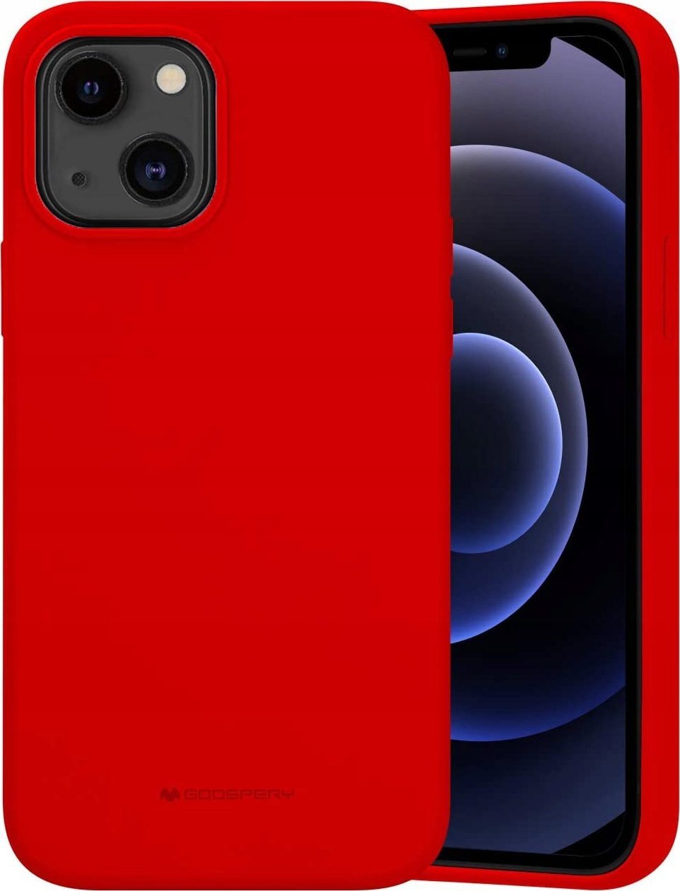 Silikonový obal Mercury Mercury pro iPhone 14 Plus 6.7 červený/červený