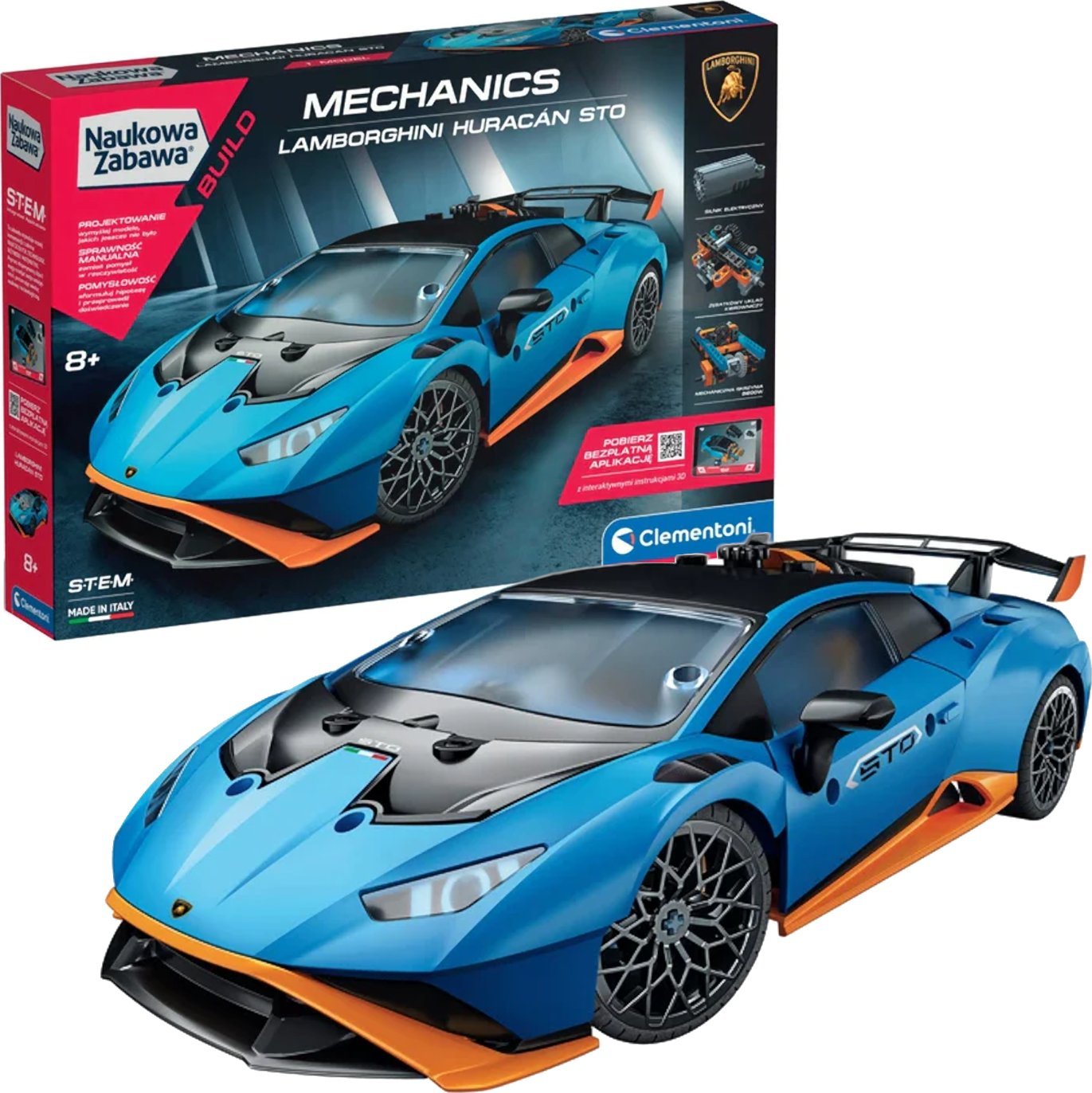 Zestaw konstrukcyjny Laboratórium mechaniki Lamborghini