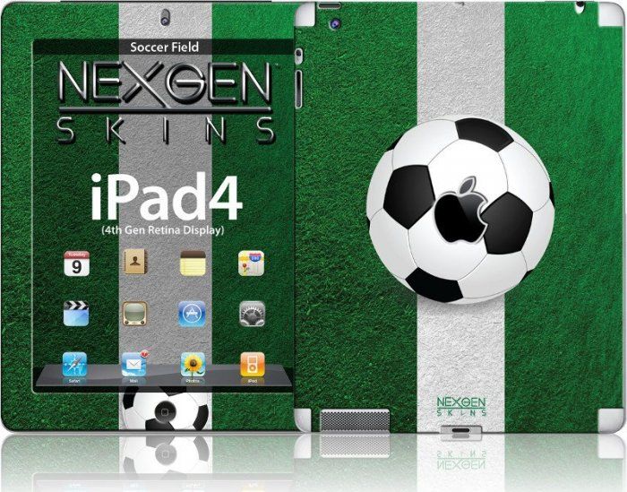 Skins Nexgen Skins Nexgen - Sada vzhledů pouzdra s 3D efektem Ipad 2/3/4 (Fotbalové hřiště 3D)