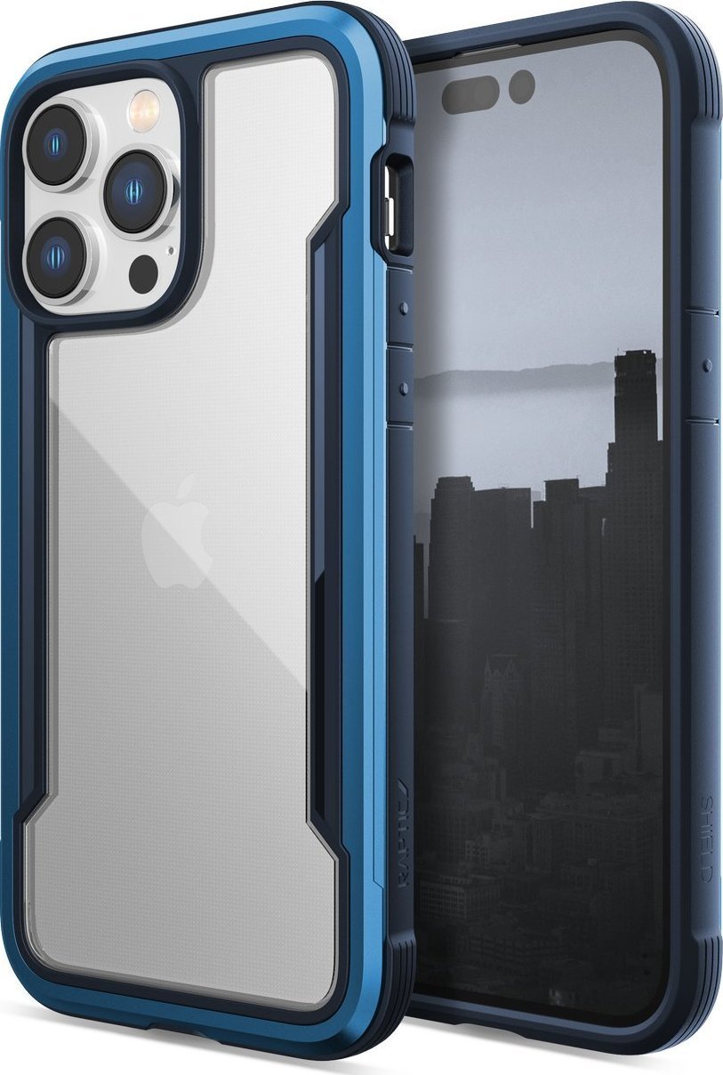 Raptic Shield Case pro iPhone 14 Pro Max, modrý, pancéřový kryt