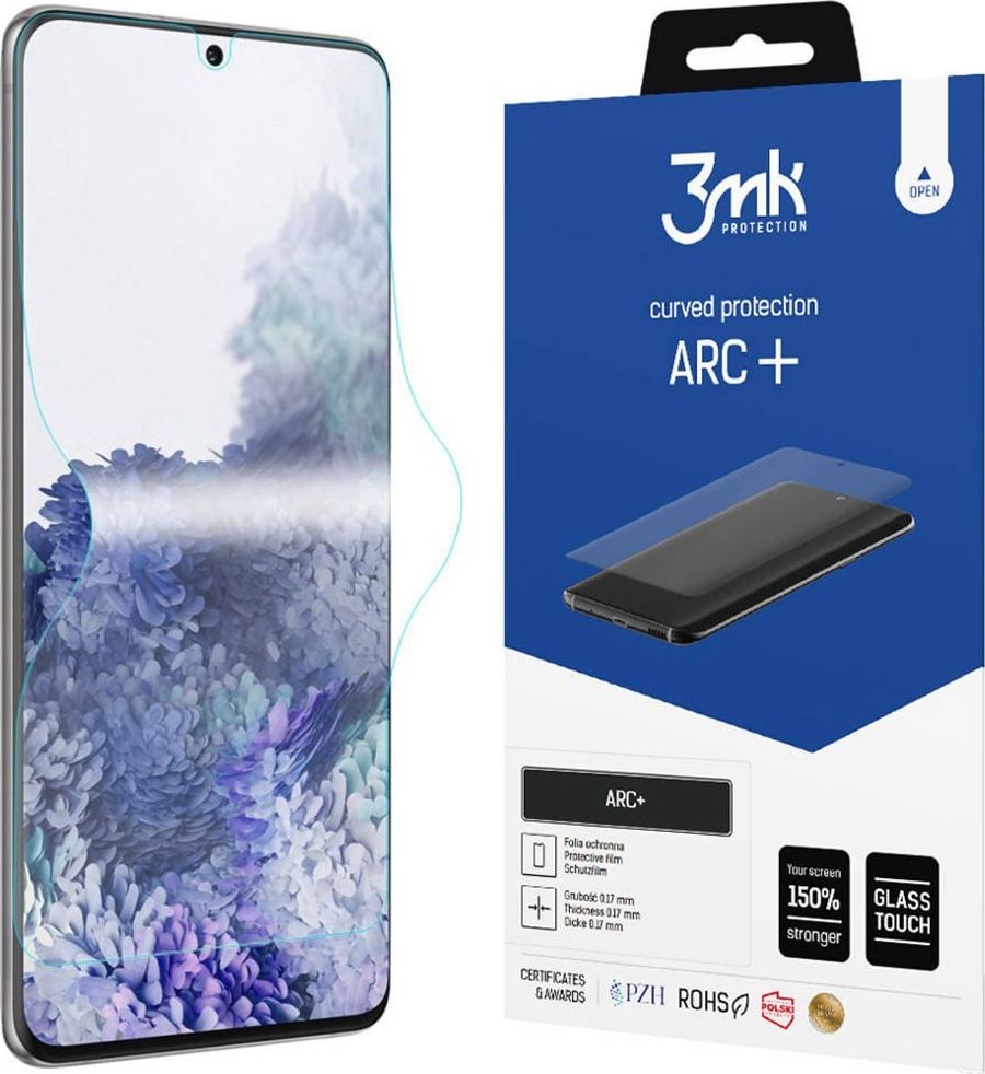 Ochranná fólie 3MK Samsung Galaxy S21+ Plus 5G 3MK oblouk+ pro celou obrazovku