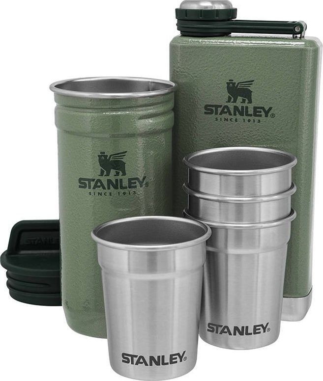 Stanley Pre-Party Shot Glass Set Hammertone green