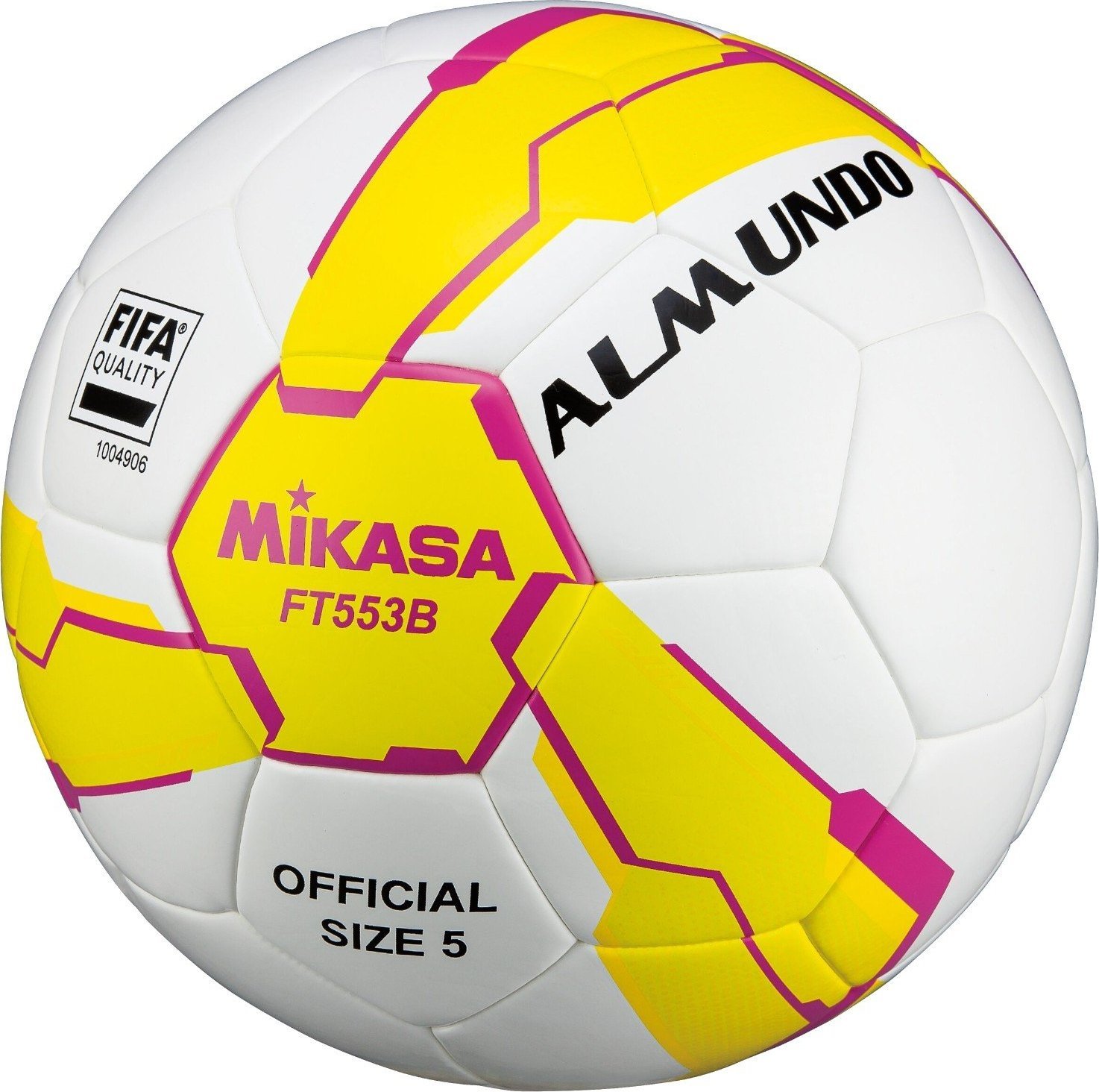 Mikasa Mikasa FT553B-EYP FIFA Kvalitní míč ft553b bílá 5