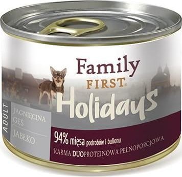 FAMILY FIRST Small Lamb goose apple - Wet dog food - 200 g