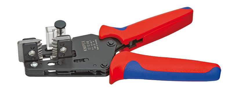 KNIPEX 12 12 06 Presné odizolovacie kliešte S tvarovými nožmi