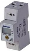 Orno Elektroměr 1fázový 80A 230V přídavný indikátor pulzní výstup s displejem (LCD OR-WE-503)