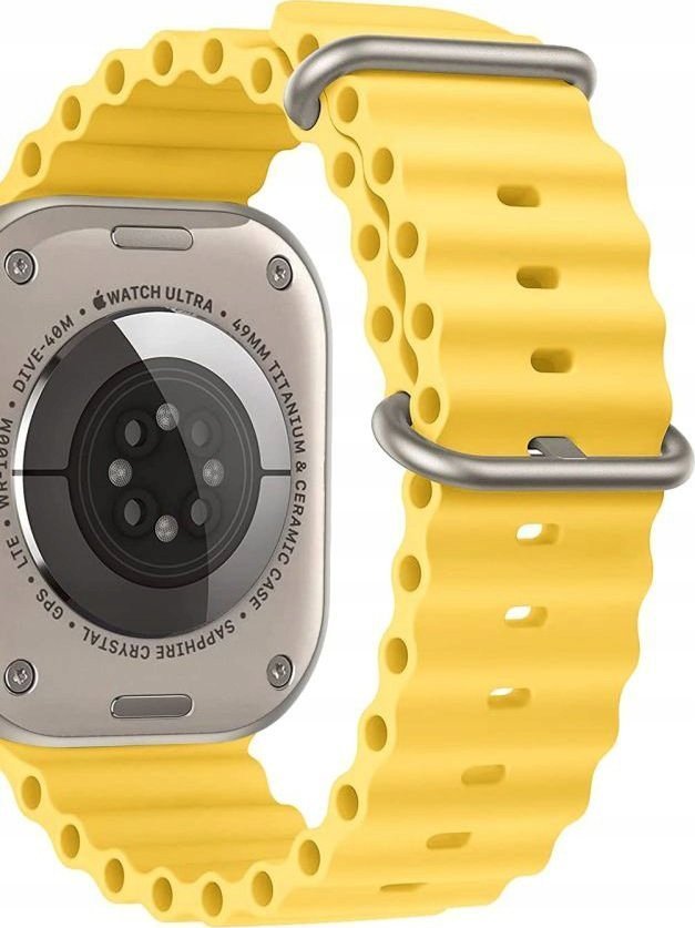 Tech-Protect TECH-PROTECT ICONBAND PRO APPLE WATCH 4 / 5 / 6 / 7 / 8 / SE / ULTRA (42 / 44 / 45 / 49 MM) ŽLUTÁ