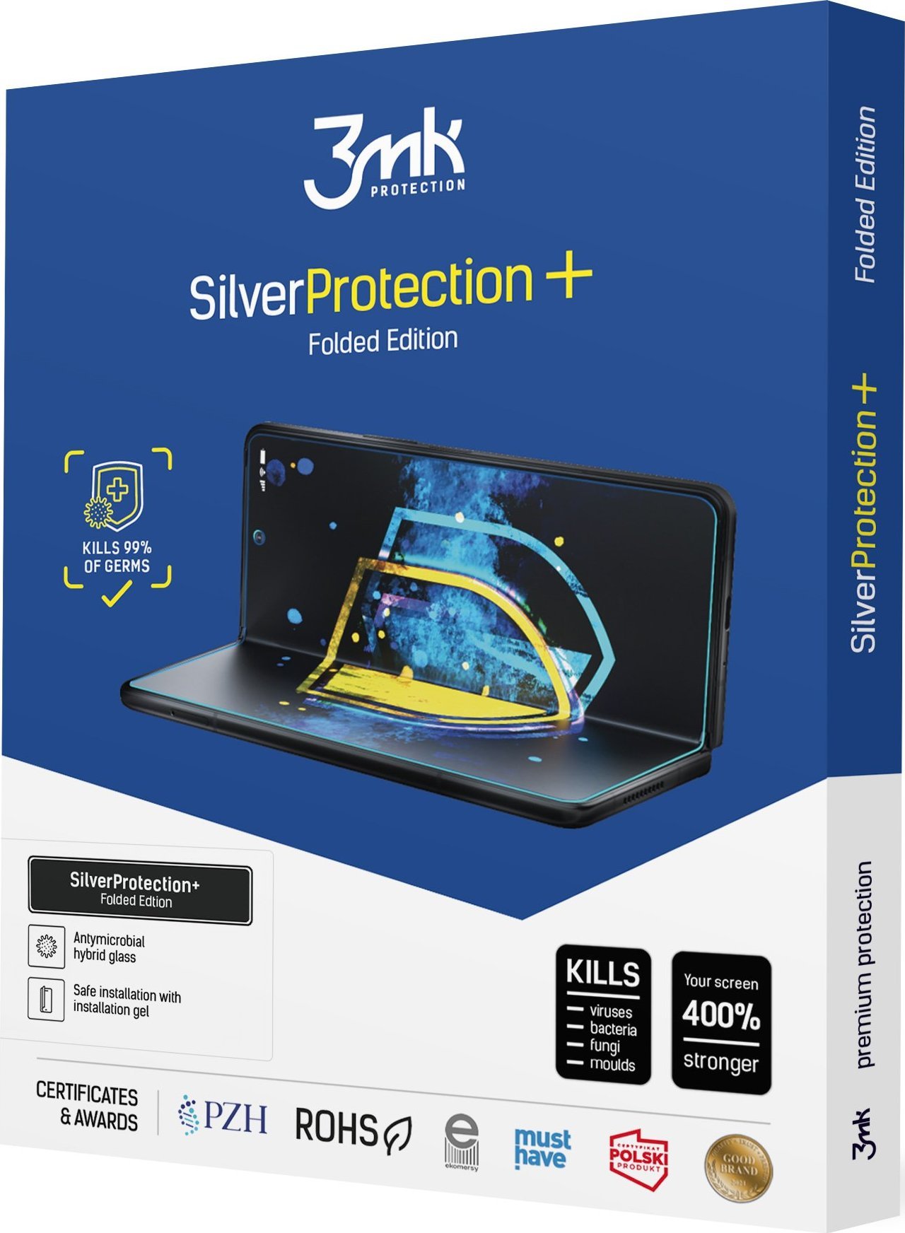 3mk ochranná fólie SilverProtection+ FE pro Samsung Galaxy Z Fold4 (vnější + vnitřní)