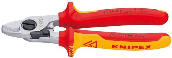 KNIPEX Cable Shears with Opening Spring