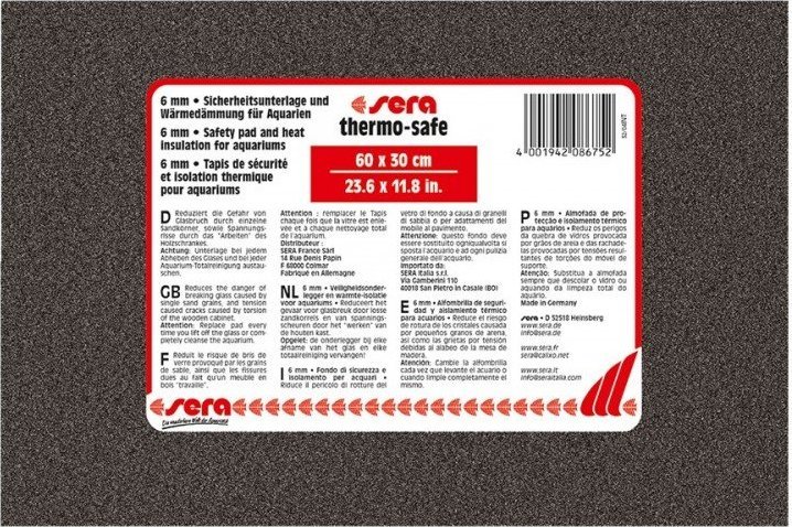 Sera Thermo-safe podložka do akvária 60 x 30 cm