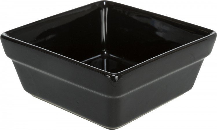 Trixie keramická miska pro TX-24820, černá, 0,2 l/11,5 × 5 × 11,5 cm