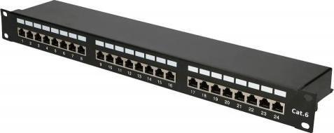 Patchpanel 24 portů CAT6 STP V2