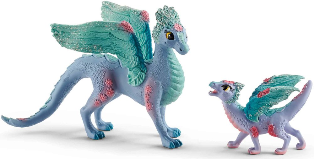 Schleich Kvetinový drak s mláďaťom