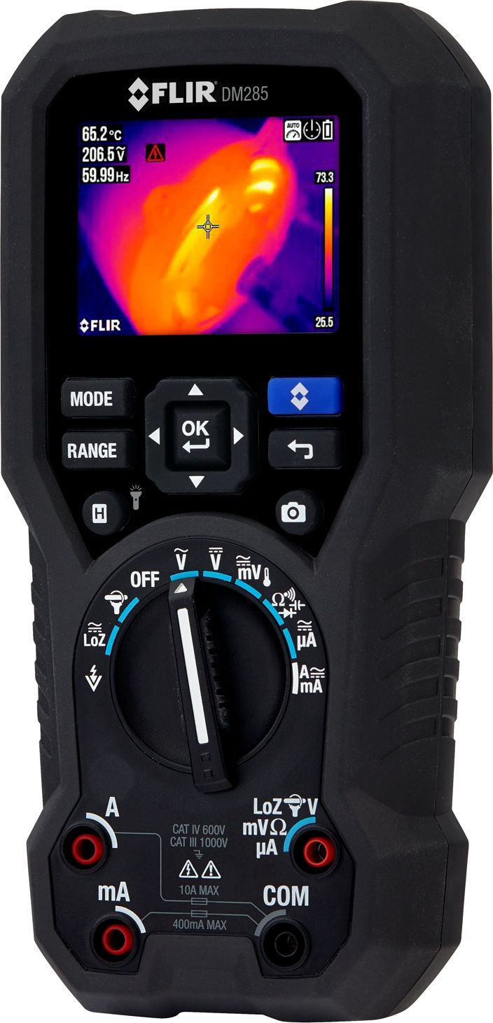 Flir Systems termovízny multimeter s funkciou IGM FLIR 160x120px do 150 stupňov C s flexibilnými meracími kliešťami a Li-Poly batériou