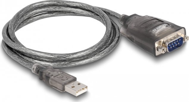 Delock USB adaptér DELOCK Adaptér USB 2.0 Typ-A > Seriell RS-232 D-Sub 9 Pin St