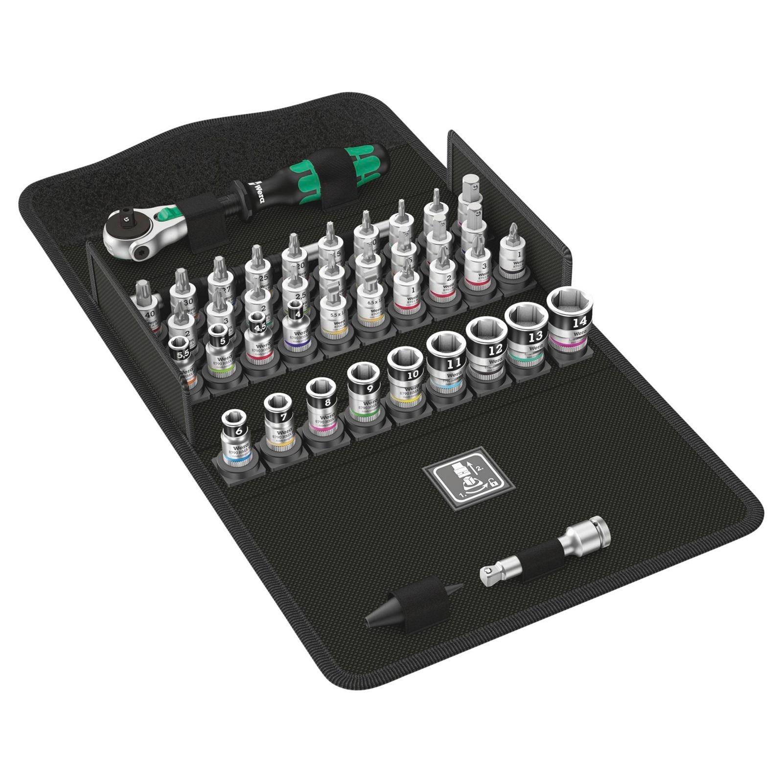 WERA 8100 SA All-in Set 1/4