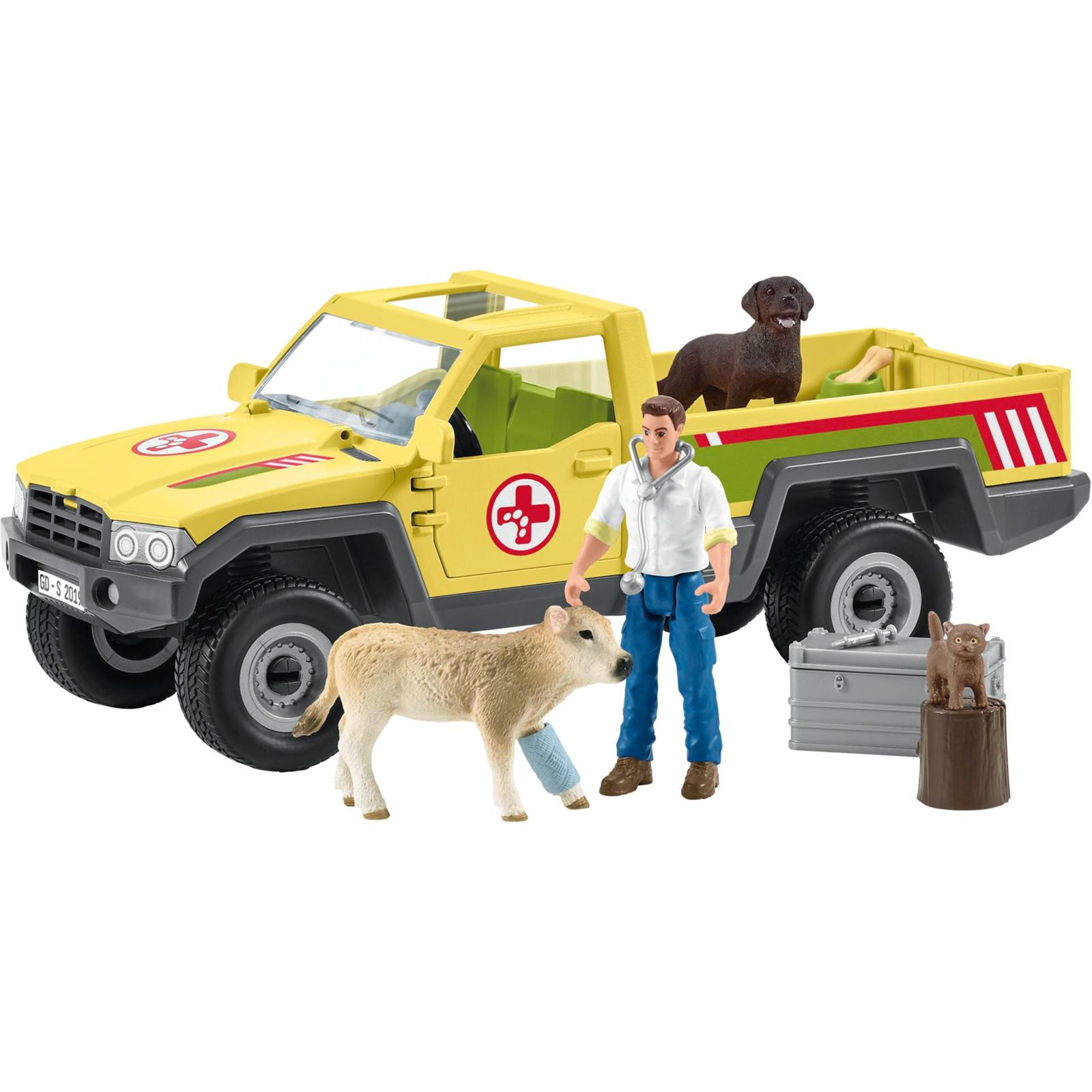 Schleich Farm World 42503 Tierarztbesuch Bauernhof