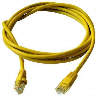 Art Patch kabel 0,5m žlutý UTP 5e (KABSI PATCH ART AL-OEM-299Y)