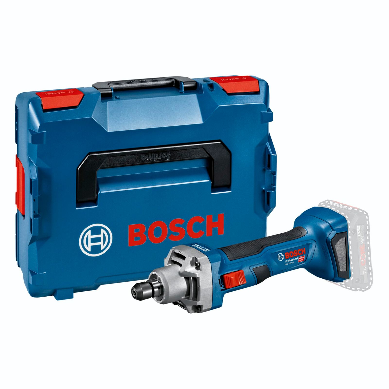 Bosch GGS 18V-20 solo L-BOXX aku prima bruska