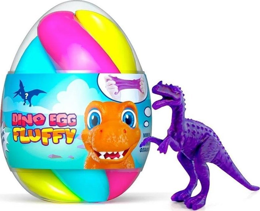 Okto Fluffy Slime dinosaurie vajcia 140ml MIX