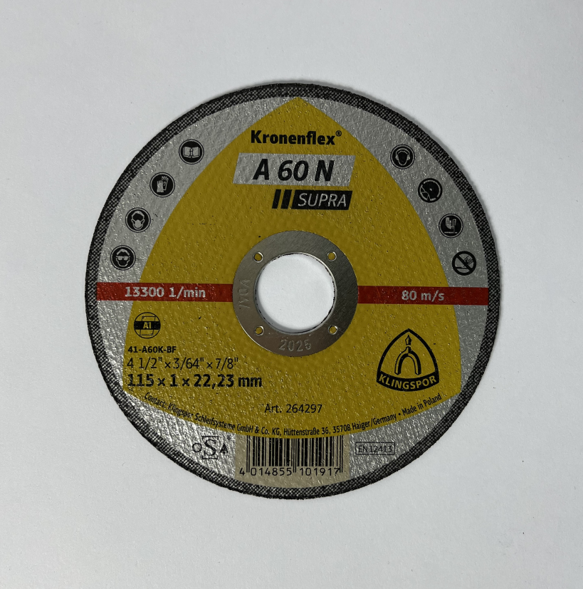 Kotúč rezný 115x1 mm na hliník Klingspor