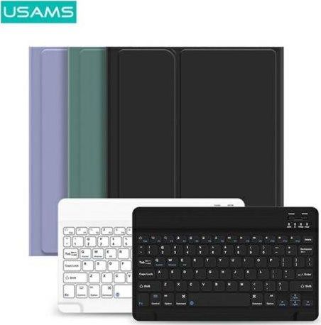 Usams USAMS púzdro na tablet Winro púzdro s klávesnicou iPad Pro 11 Fialové púzdro – biela klávesnica/fialový kryt – biela klávesnica IP011YRXX03 (US-BH645)