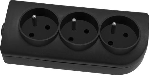 Elgotch větev pro prodlužovací kabel 3-O-oplocení s/U Black GN-30-2