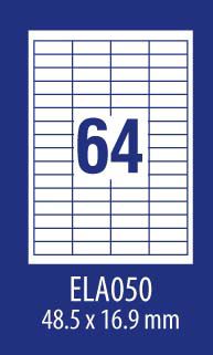 Avery Zweckform LABEL ZF ECONOMY 48,5X16,9MM 050 100ARK LABEL E100 ELA050 - ELA050