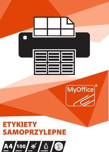 MyOffice LABELS A4 MyOFFICE 118 X 118 MM (CD) (100)