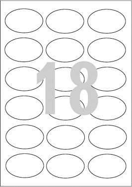 Avery Zweckform LABEL ZF L6024REV 63,5X42,3 25 LISTŮ/450/ LABEL - L6024REV-25