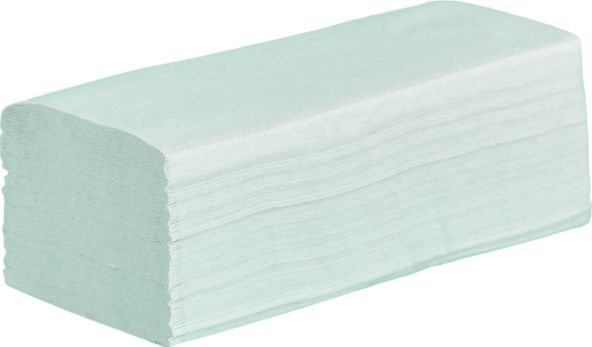 Bunny Soft Bunny Soft Pro - ZZ Ručník, 4000 listů, odpadní papír - zelená