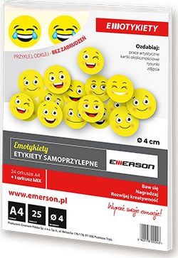 Emerson EMERSON LABELS PRŮMĚR A4 40 MM EMOTIONS (25)