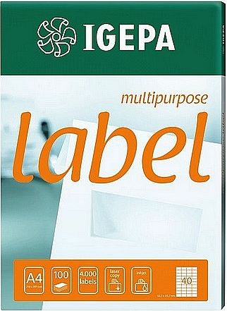 Mondi LABELS A4 IGEPA DIA.117 MM (CD) (100)