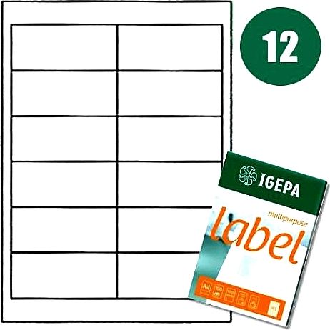 Mondi LABELS A4 IGEPA 96,5 X 42,3 MM BÍLÁ (100)